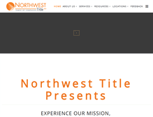 Tablet Screenshot of nwtitle.com